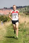 Barry Maskell (Gateshead) on the 1st leg in the 4 x 1.8 mile relay at the Sunderland Open Cross Country.